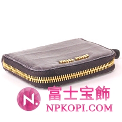 ミュウミュウ MIU MIU ラウンドファスナー式小銭入れ ラベンダー 5M0268-ST.COCCO-LUX-LAMPONE